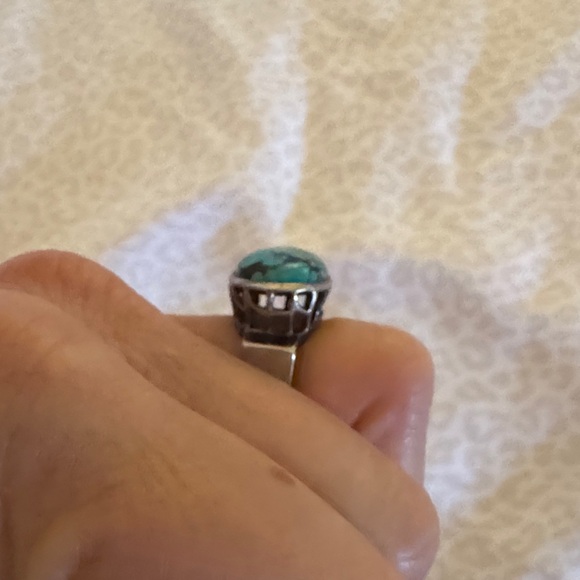 Silpada Silver Ring with Turquoise Stone - Picture 4 of 4